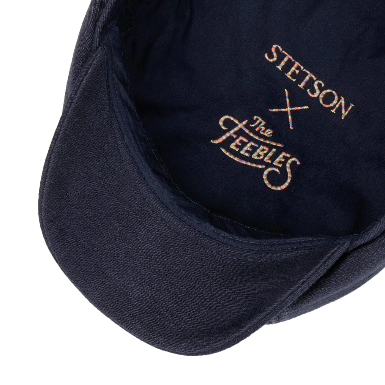 Accessoires Stetson Casquette Plate Hatteras Cotton x The Feebles par Stetson