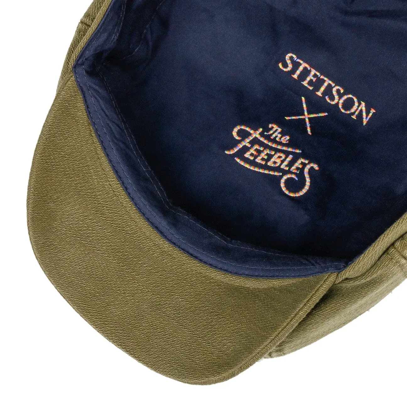Accessoires Stetson Casquette Plate Hatteras Cotton x The Feebles par Stetson