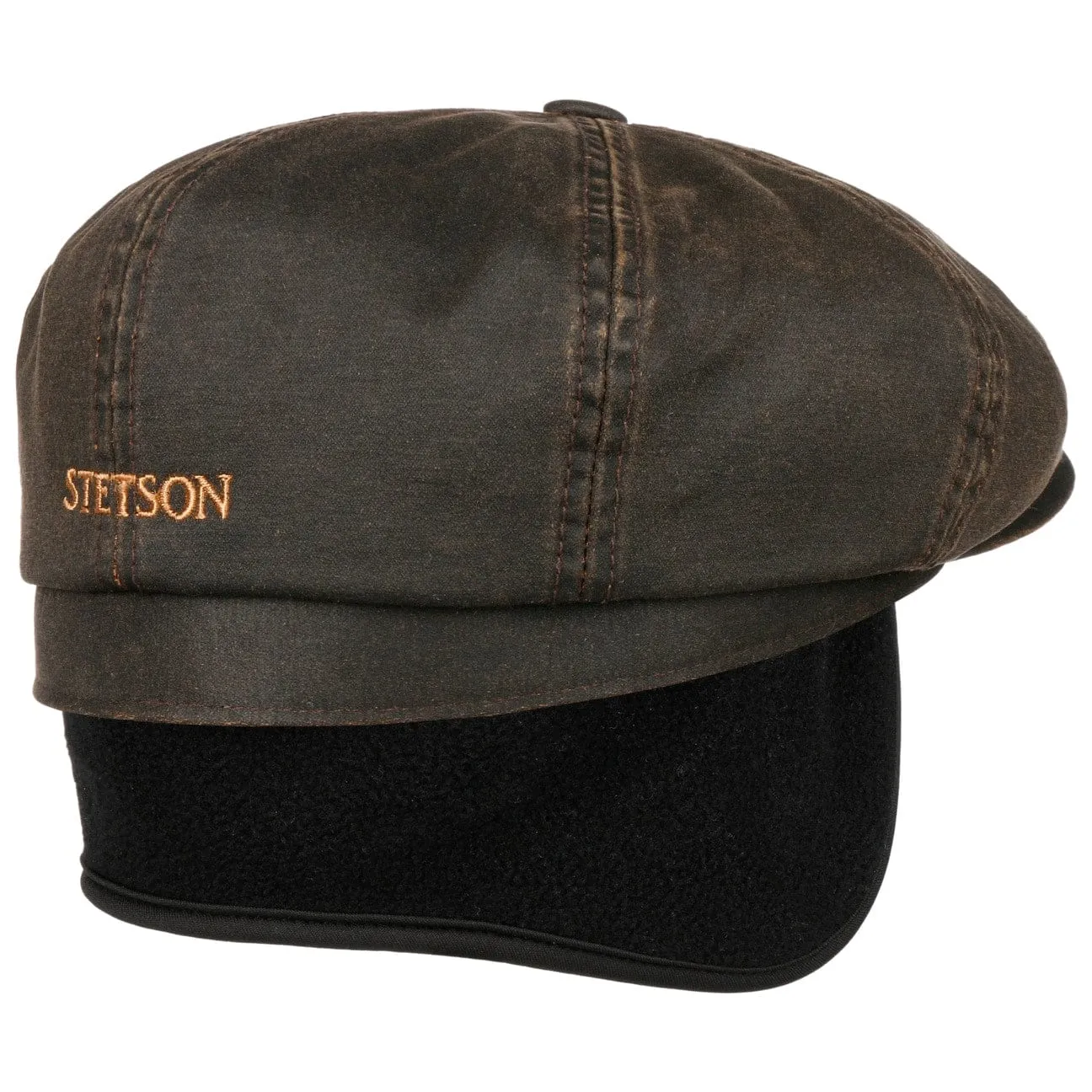 Accessoires Stetson Casquette Plate Hatteras Datto à Oreillettes par Stetson