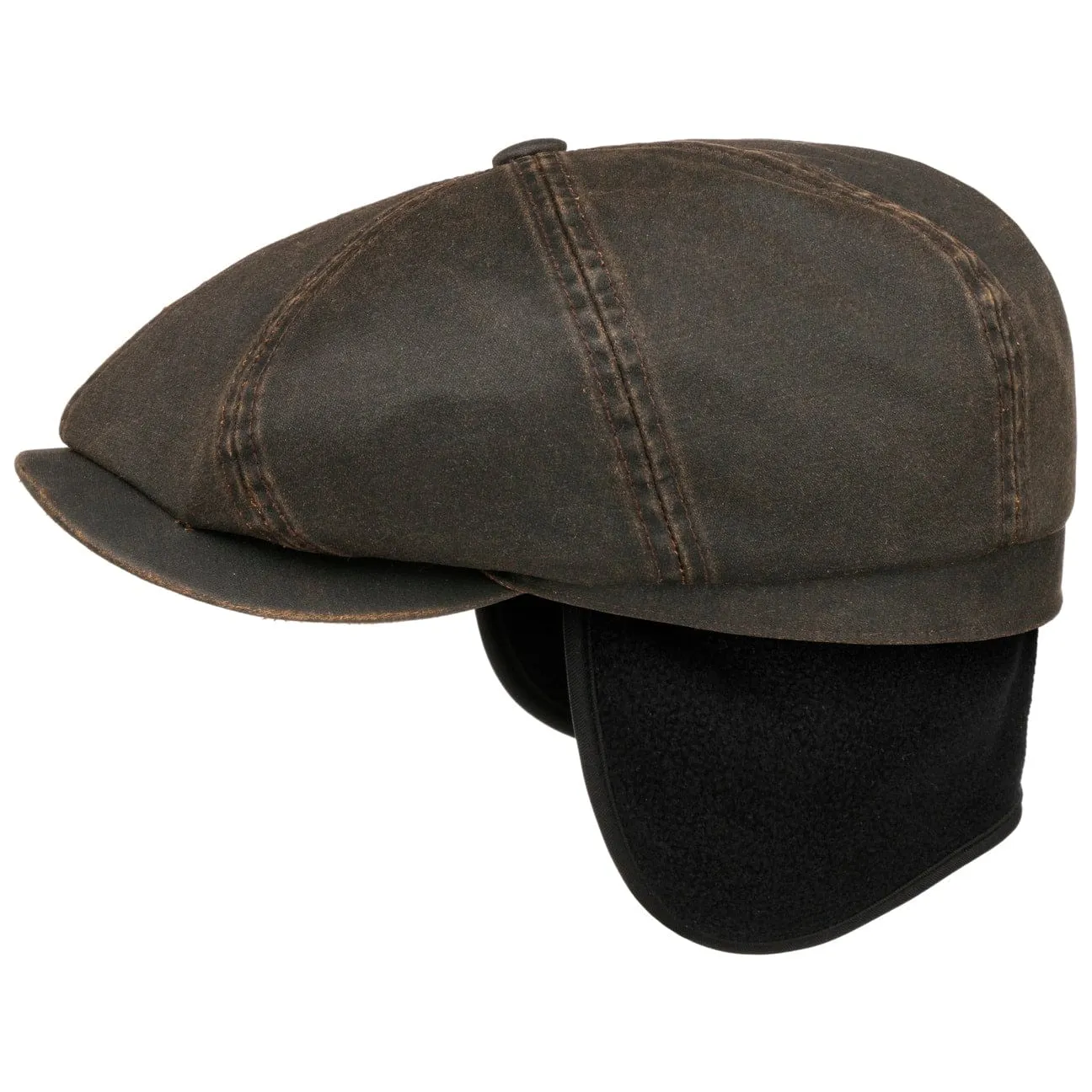 Accessoires Stetson Casquette Plate Hatteras Datto à Oreillettes par Stetson