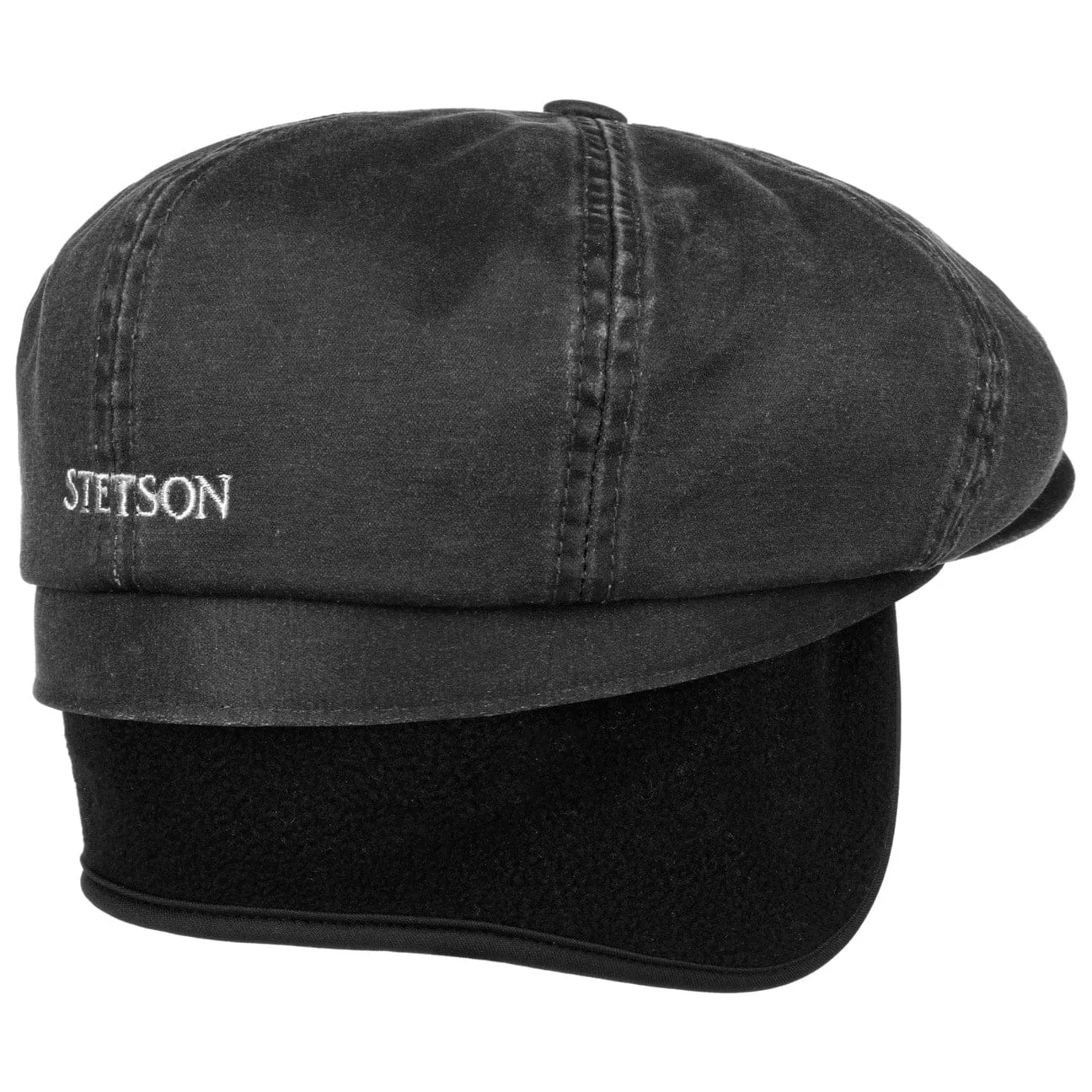 Accessoires Stetson Casquette Plate Hatteras Datto à Oreillettes par Stetson