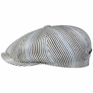 Stetson Accessories Hatteras Fresh Stripes Flat Cap by Stetson
