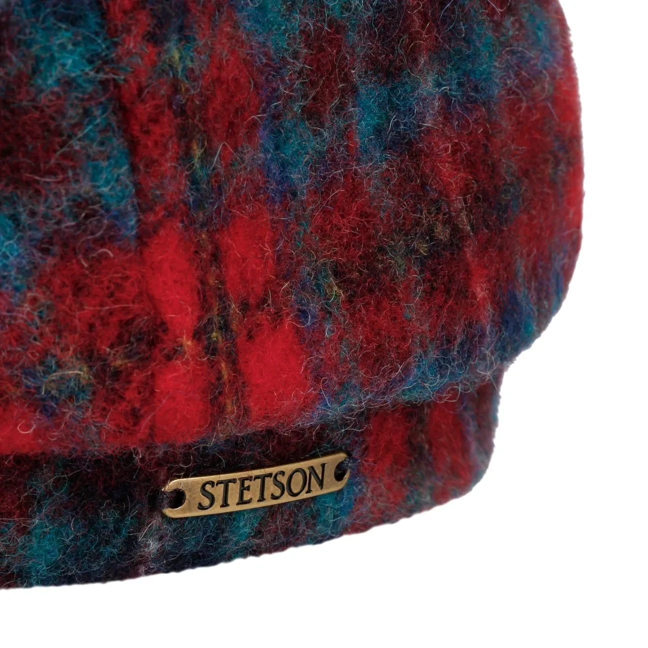 Accessoires Stetson - Casquette plate en laine à carreaux Hatteras Karlsen par Stetson