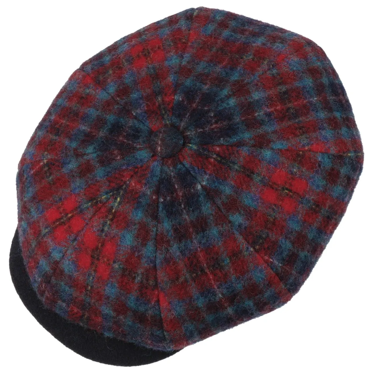 Accessoires Stetson - Casquette plate en laine à carreaux Hatteras Karlsen par Stetson
