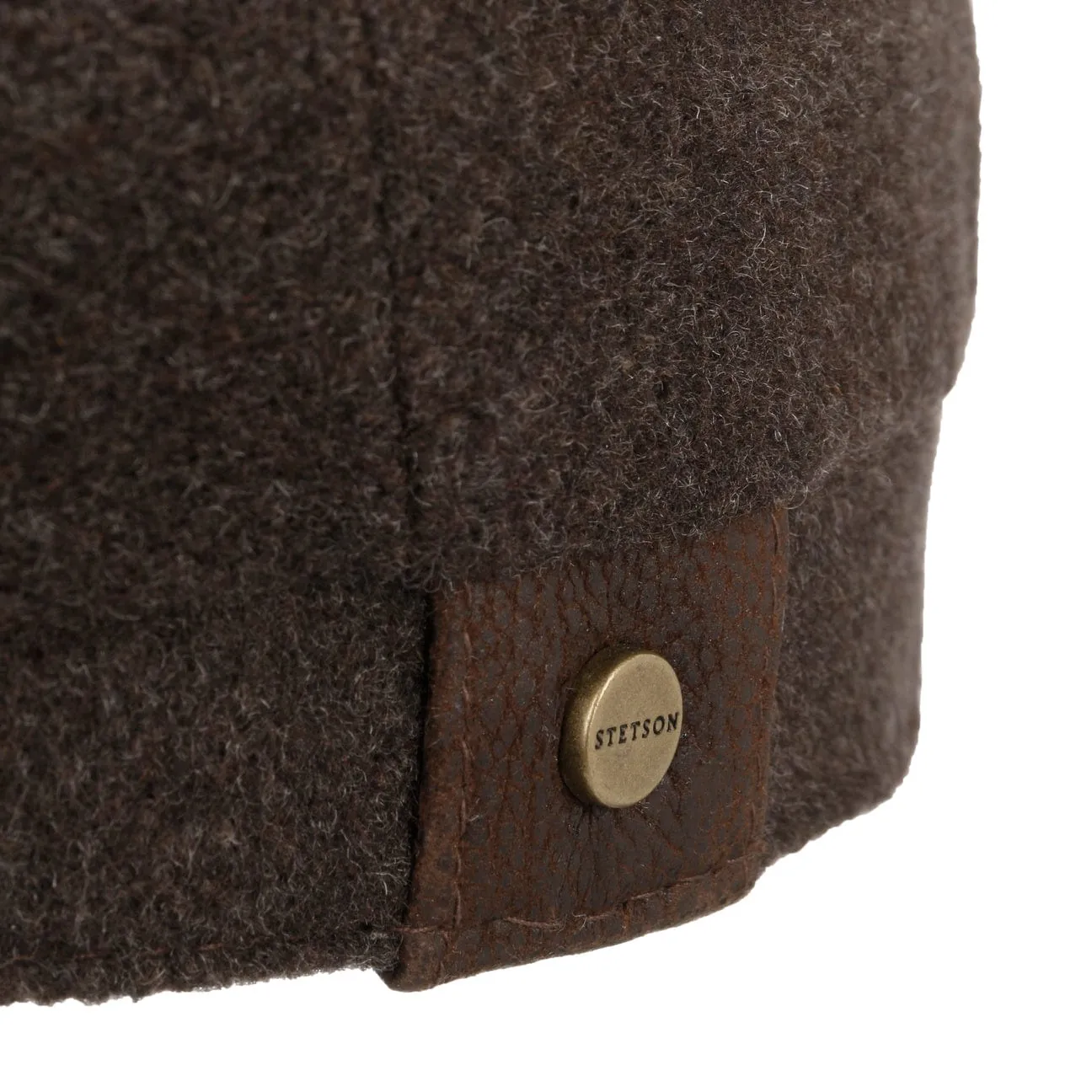 Accessoires Stetson Casquette Hatteras Noir Newsboy par Stetson