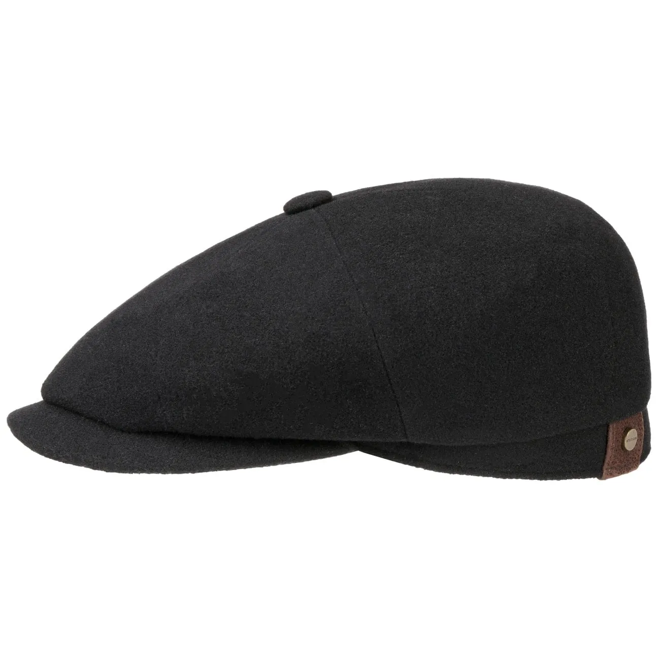 Accessoires Stetson Casquette Hatteras Noir Newsboy par Stetson