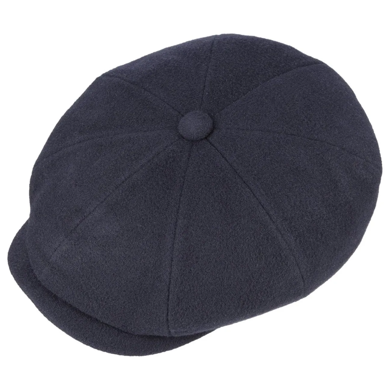 Accessoires Stetson Casquette Hatteras Noir Newsboy par Stetson
