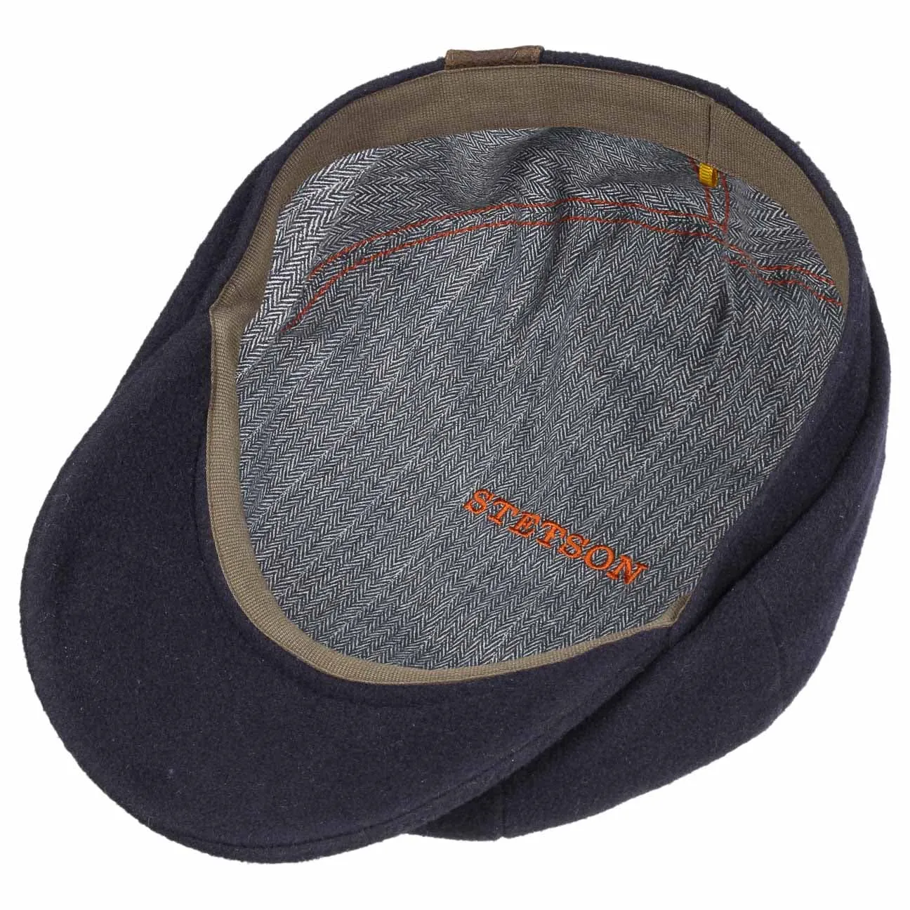Accessoires Stetson Casquette Hatteras Noir Newsboy par Stetson