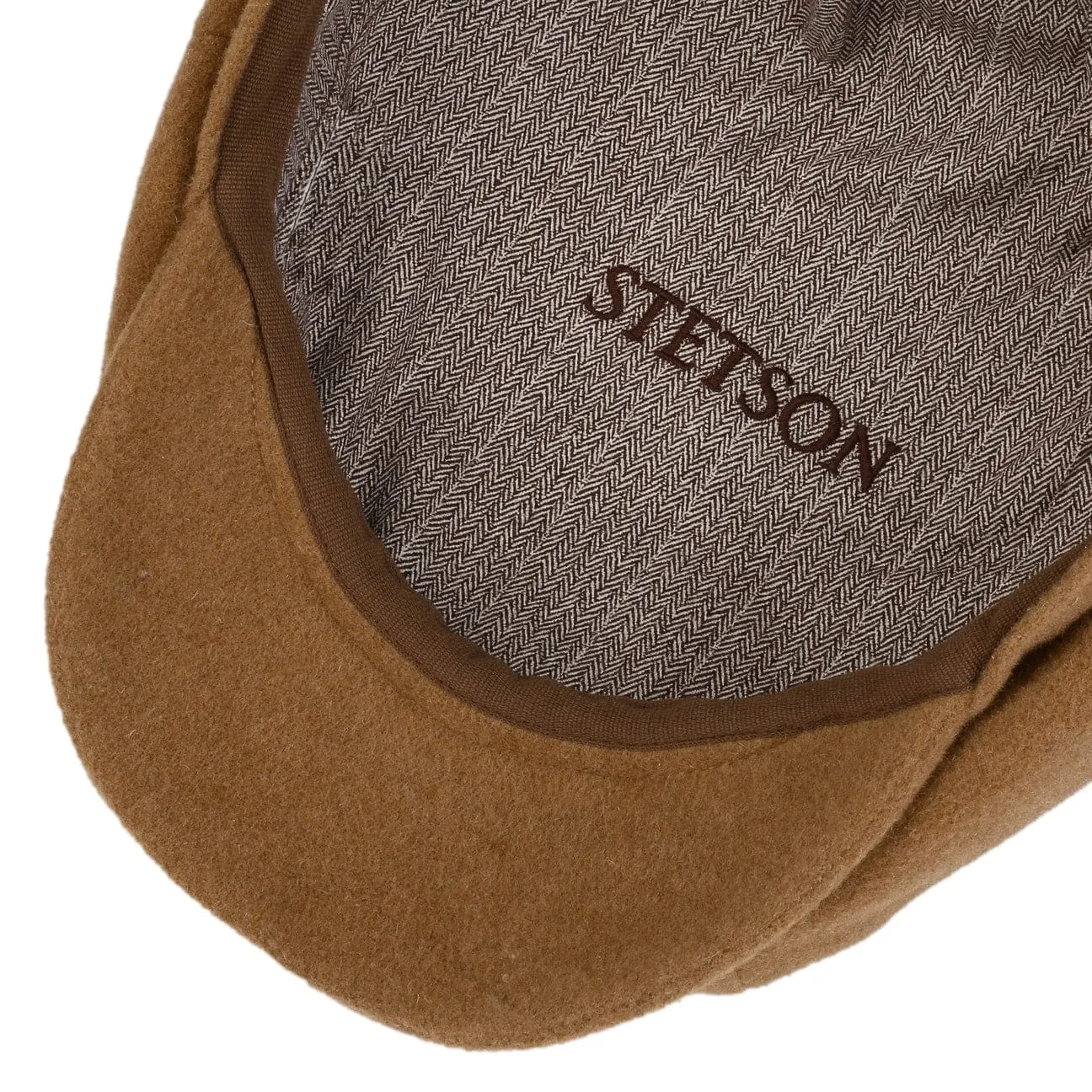 Accessoires Stetson Casquette Hatteras Noir Newsboy par Stetson