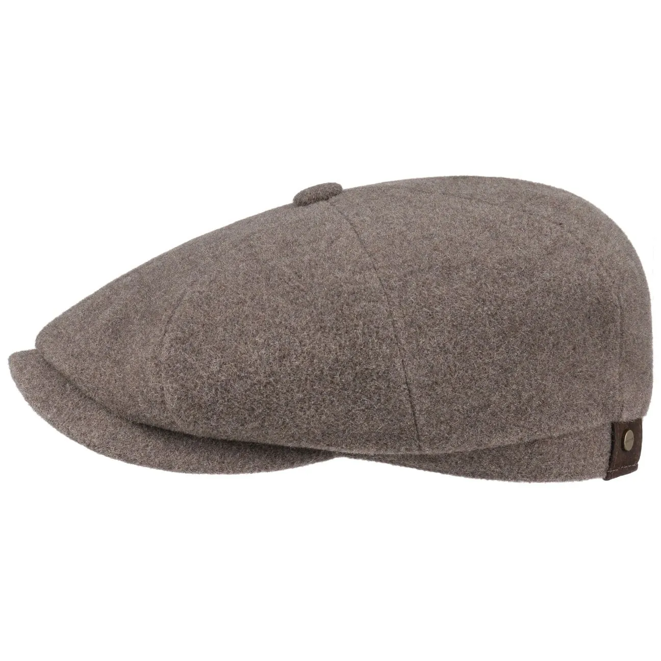 Accessoires Stetson Casquette Hatteras Noir Newsboy par Stetson