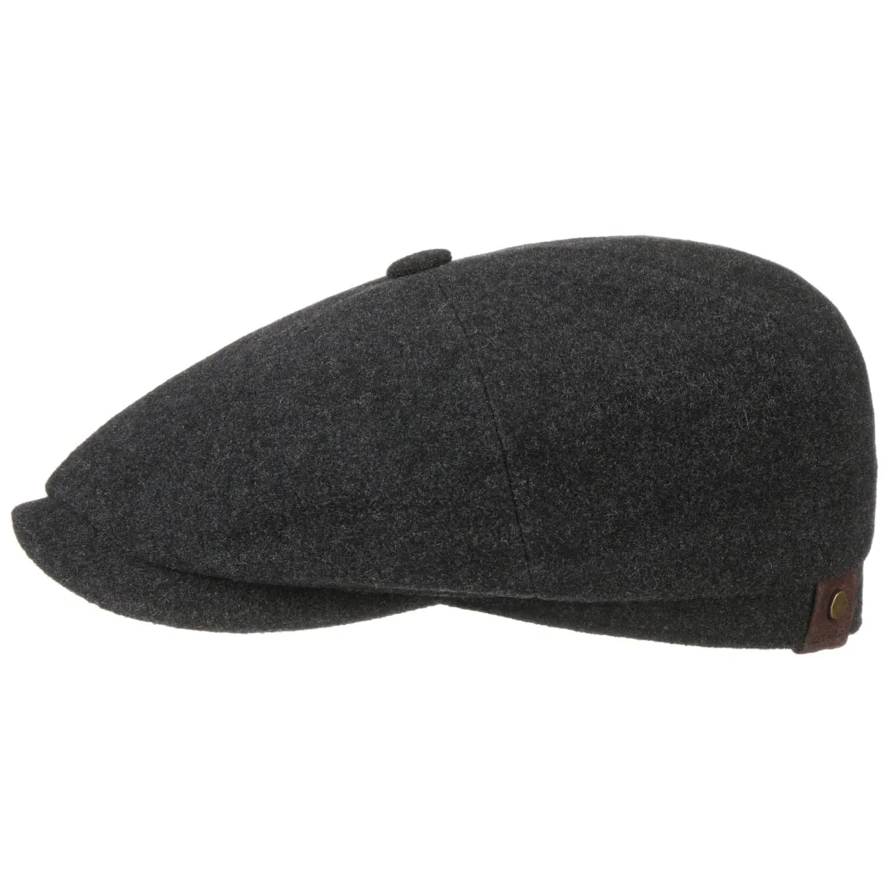 Accessoires Stetson Casquette Hatteras Noir Newsboy par Stetson