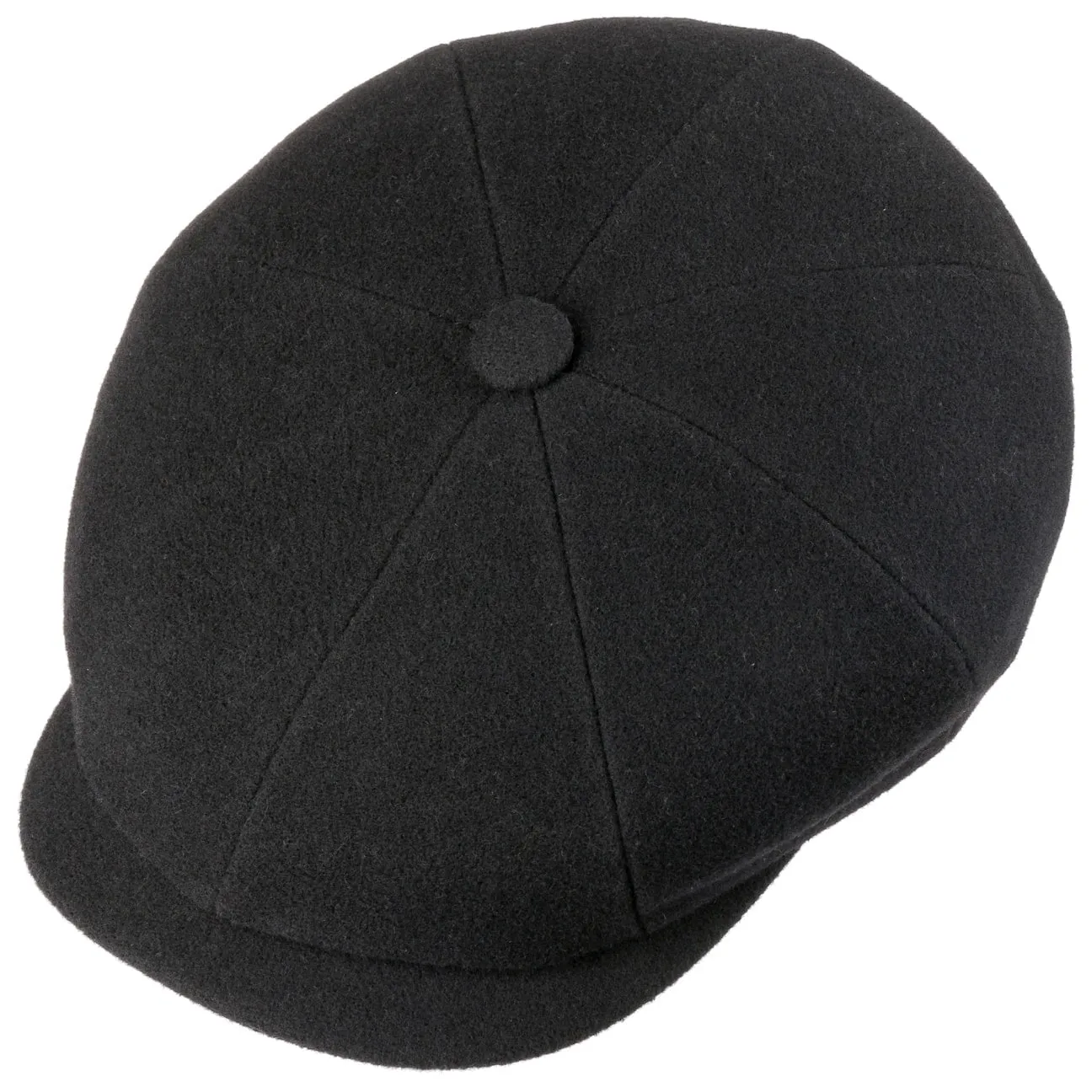Accessoires Stetson Casquette Hatteras Noir Newsboy par Stetson