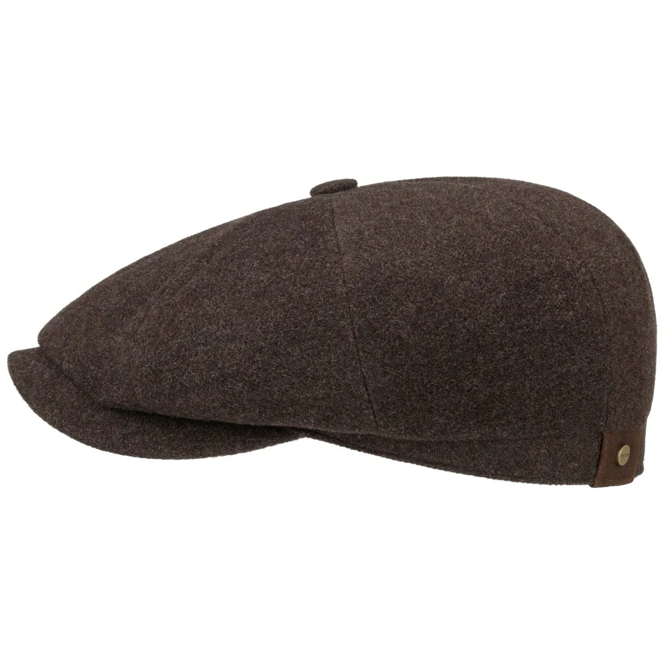 Accessoires Stetson Casquette Hatteras Noir Newsboy par Stetson