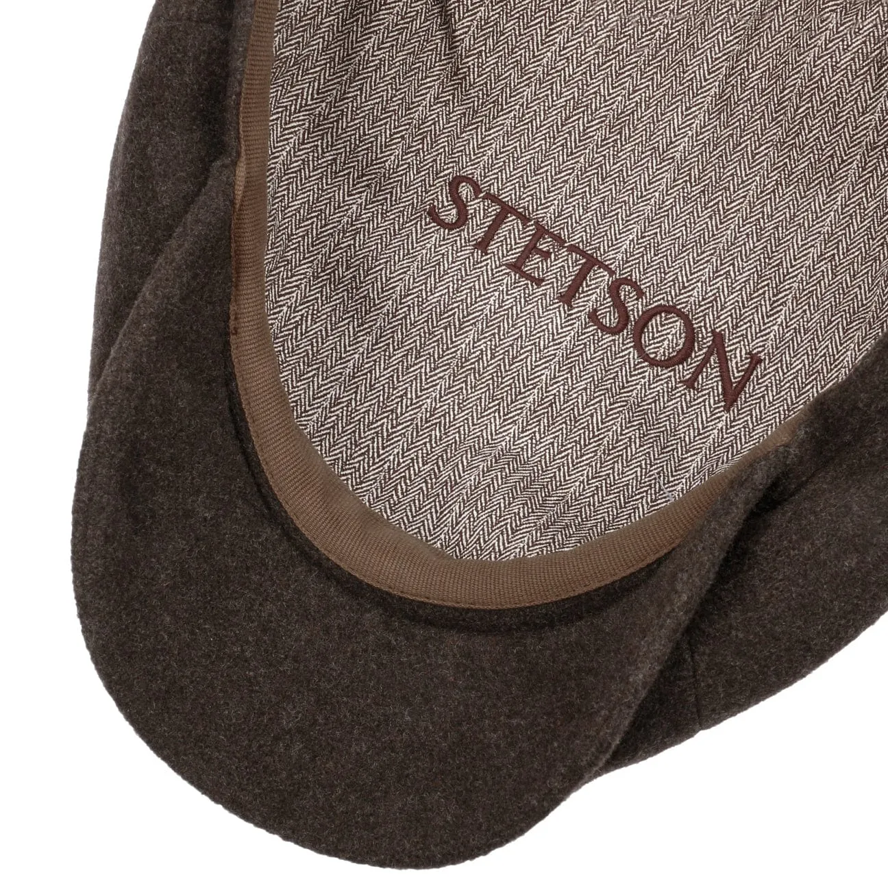 Accessoires Stetson Casquette Hatteras Noir Newsboy par Stetson
