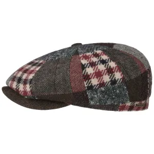 Stetson Accessories Hatteras Patchwork Mix Newsboy Cap by Stetson