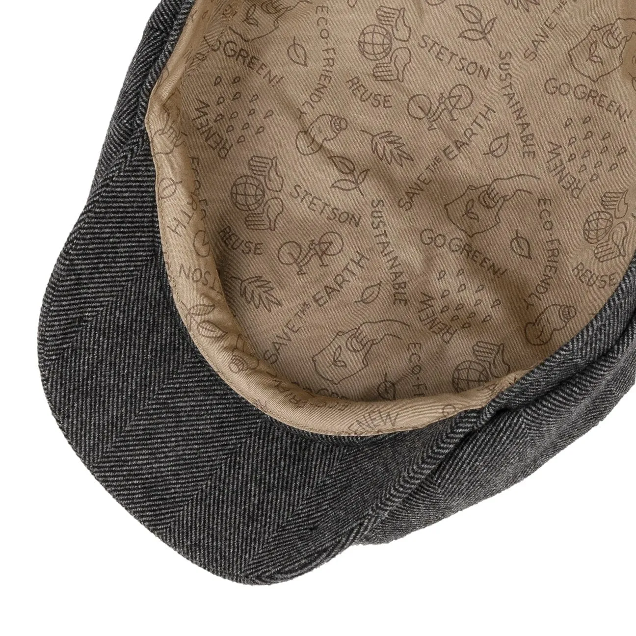 Accessoires Stetson Casquette Newsboy en Cachemire Durable Hatteras par Stetson