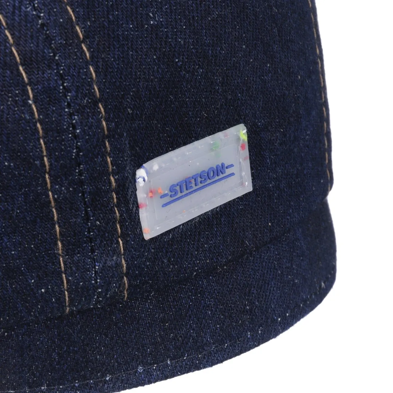 Accessoires Stetson Casquette Plate en Denim Durable Hatteras par Stetson