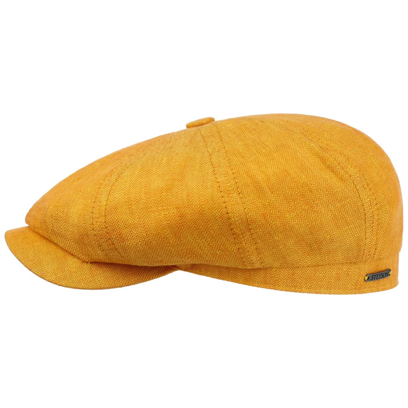 Accessoires Stetson Casquette Plate Unie Hatteras en Lin par Stetson