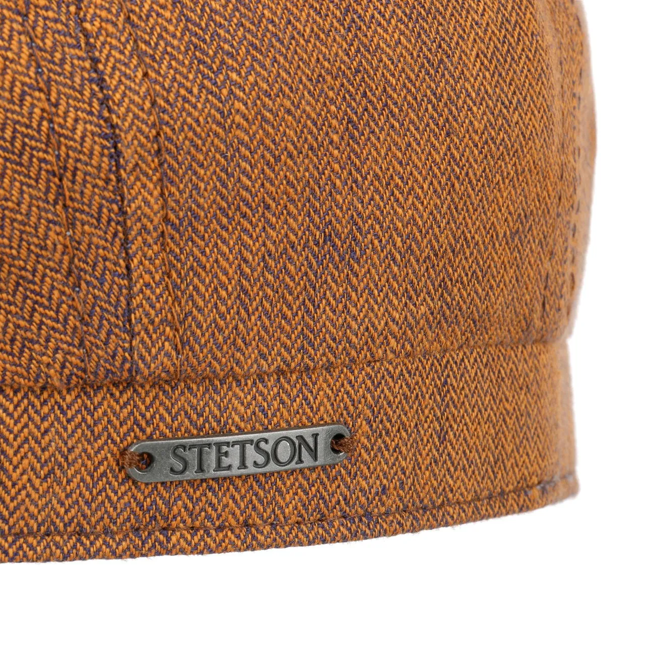 Accessoires Stetson Casquette Plate Unie Hatteras en Lin par Stetson