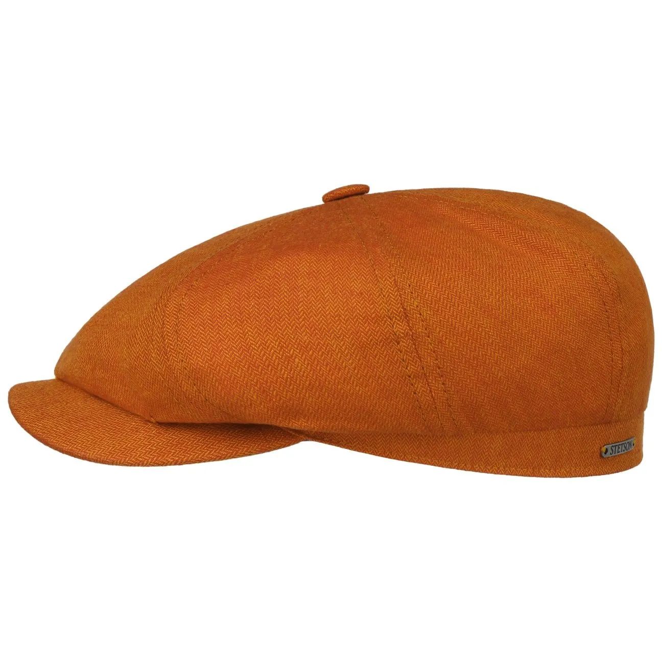 Accessoires Stetson Casquette Plate Unie Hatteras en Lin par Stetson