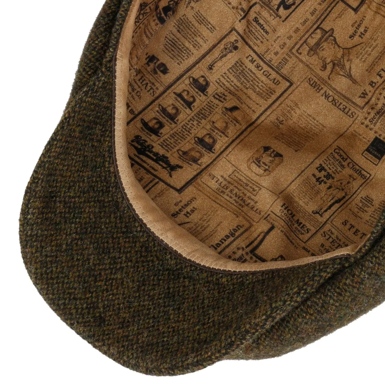 Accessoires Stetson Casquette Plate en Laine Mélangée Hatteras par Stetson