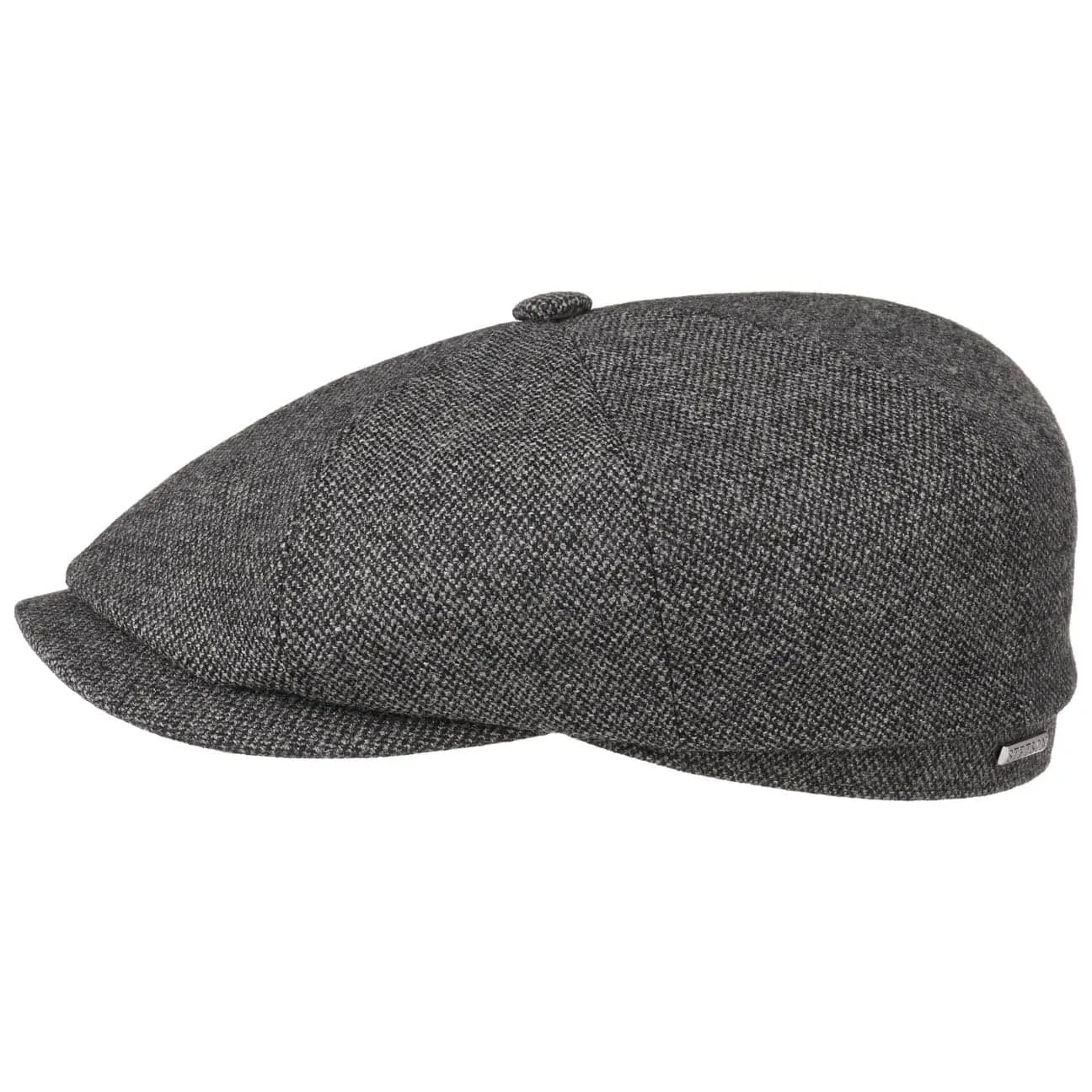 Accessoires Stetson Casquette plate en laine mélangée Hatteras par Stetson