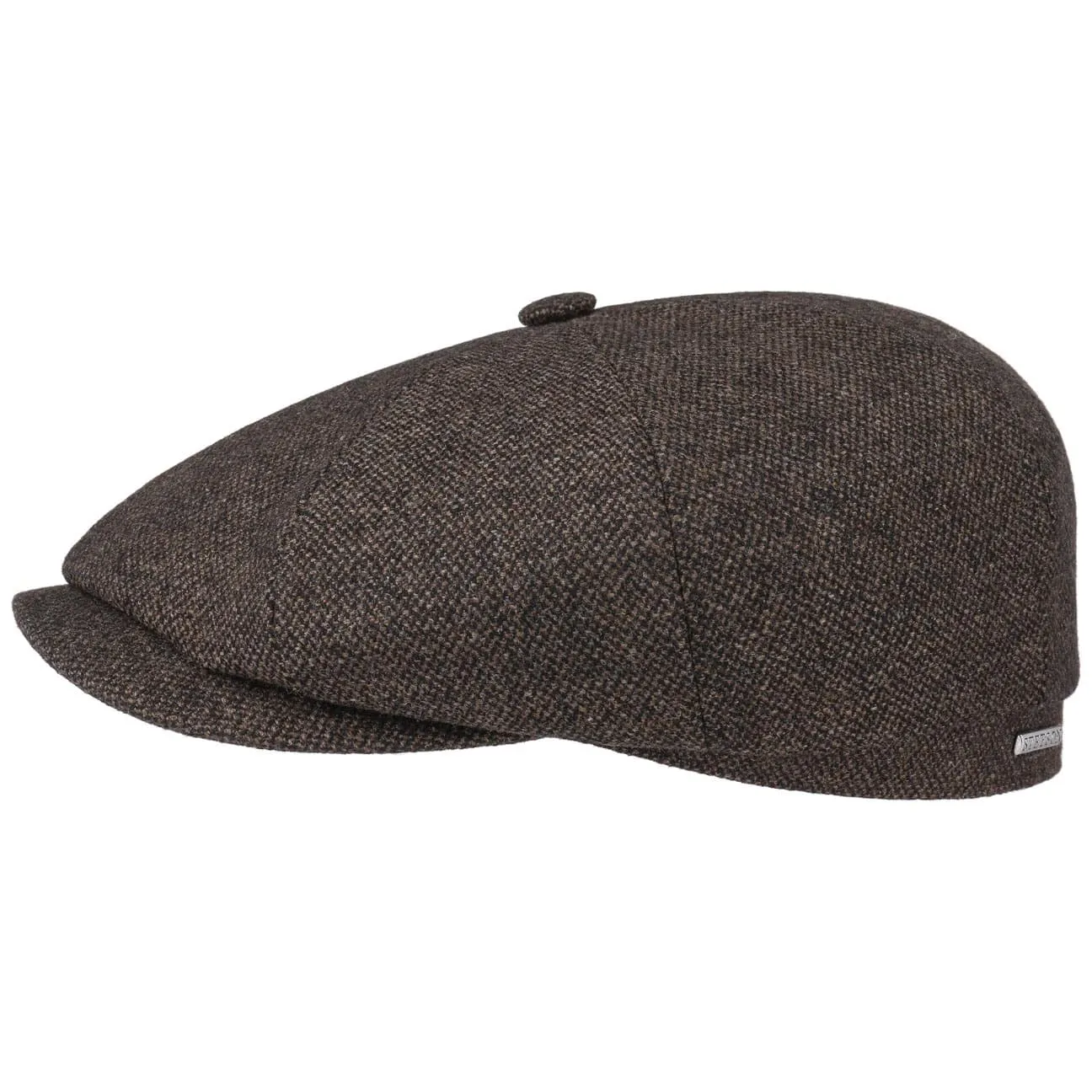 Accessoires Stetson Casquette plate en laine mélangée Hatteras par Stetson