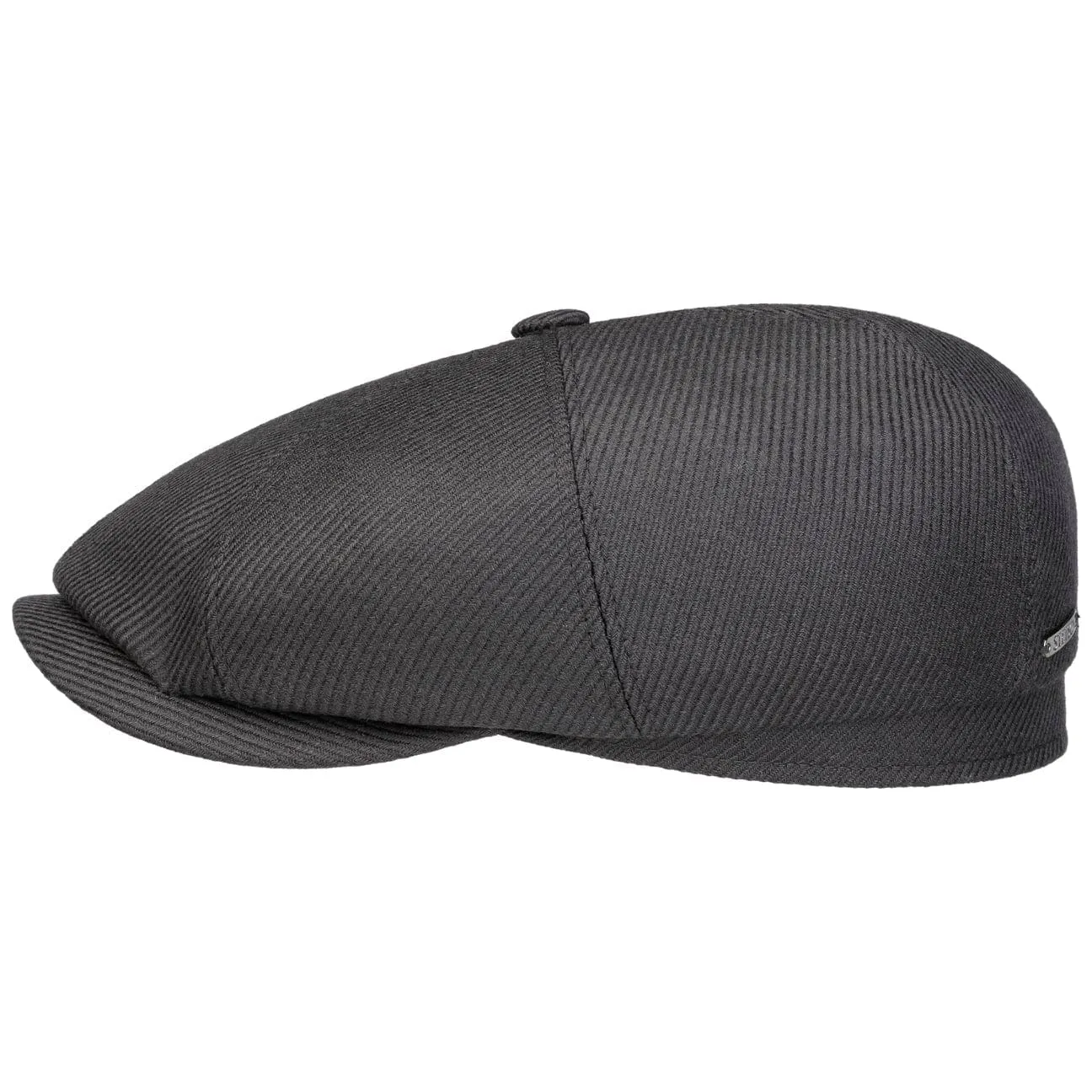 Accessoires Stetson Casquette plate en laine twill Hatteras par Stetson
