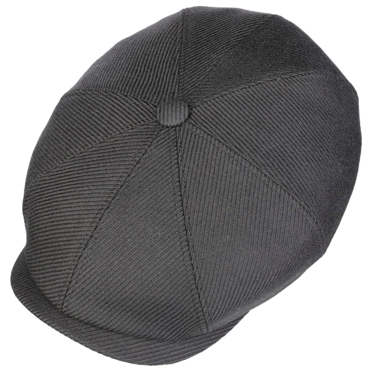 Accessoires Stetson Casquette plate en laine twill Hatteras par Stetson
