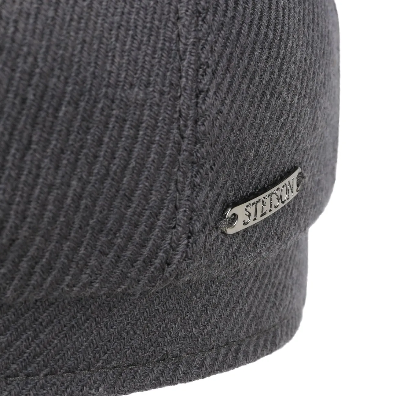 Accessoires Stetson Casquette plate en laine twill Hatteras par Stetson