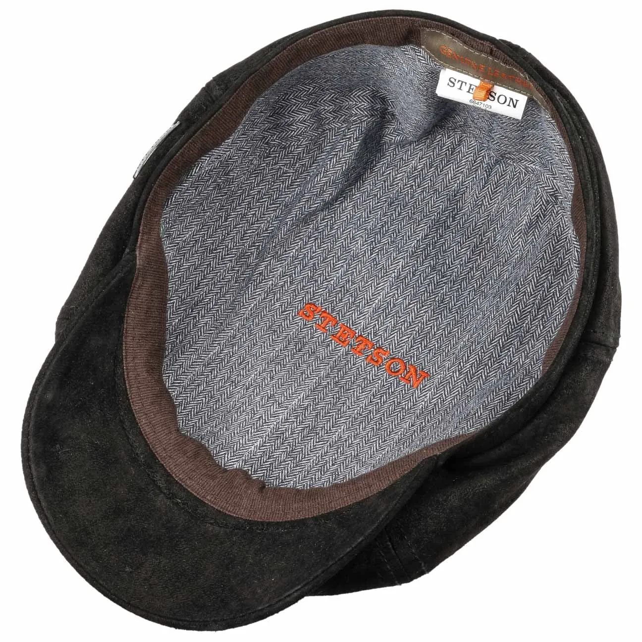 Accessoires Stetson Casquette en cuir vintage McCook par Stetson