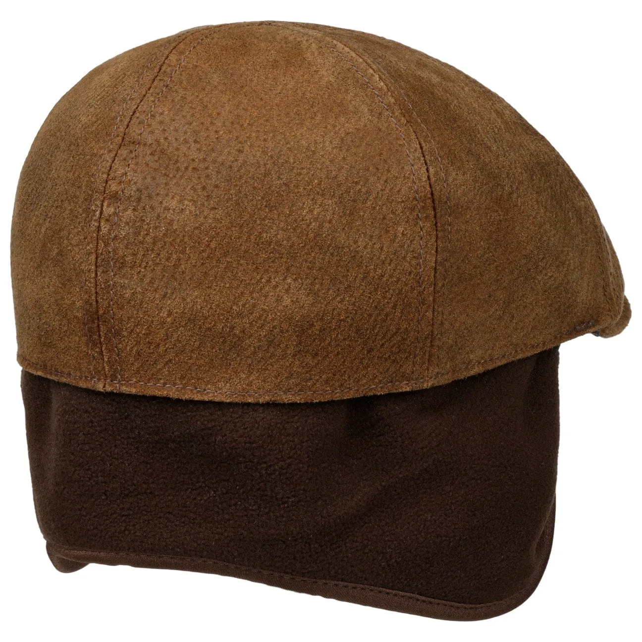 Accessoires Stetson Casquette Plate en Peau de Porc avec Oreillettes par Stetson