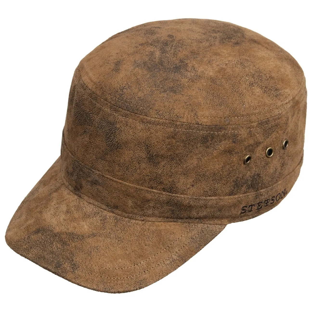 Accessoires Stetson Casquette militaire en peau de porc Raymore par Stetson