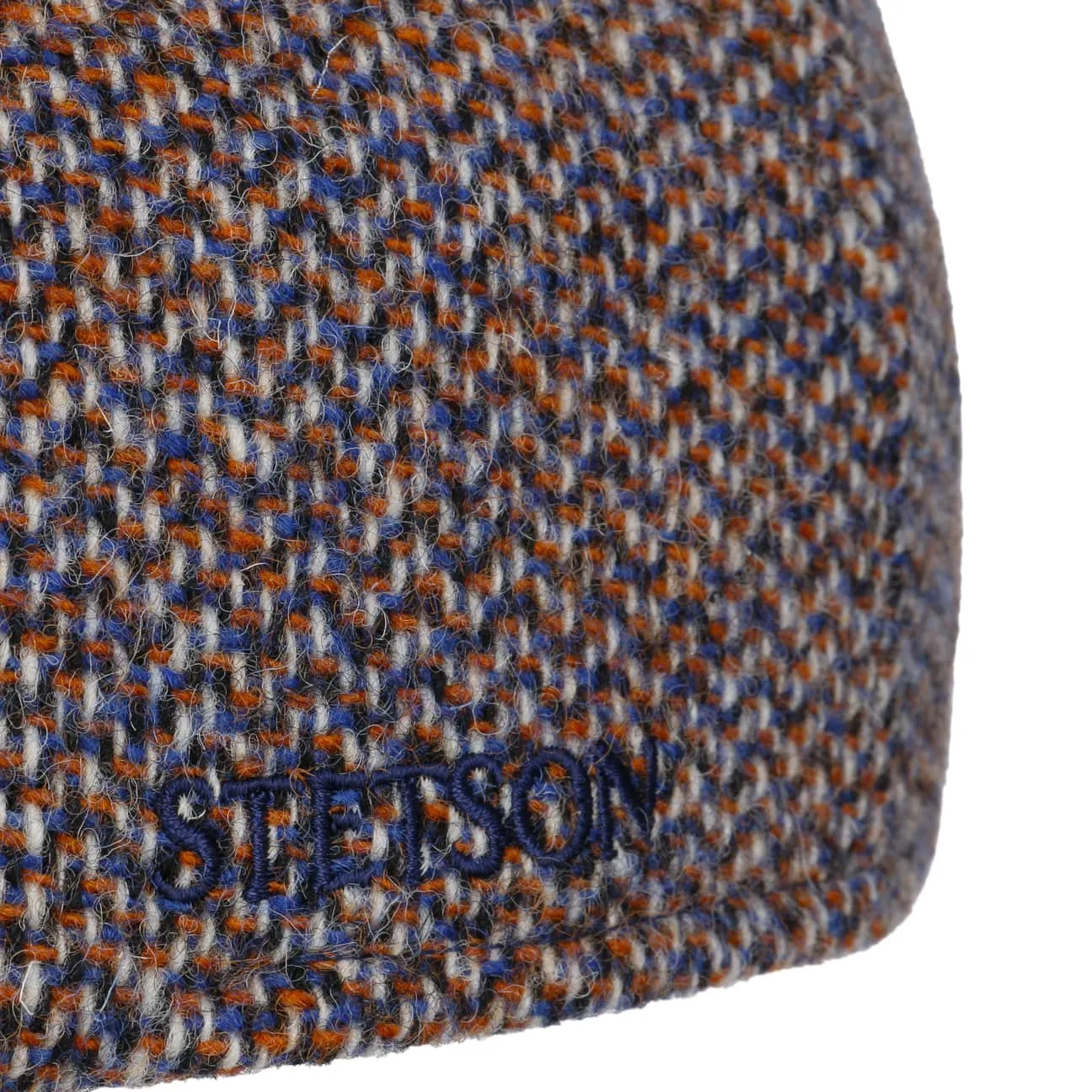 Accessoires Stetson Texas Freestyle Casquette Plate en Tweed Harris par Stetson