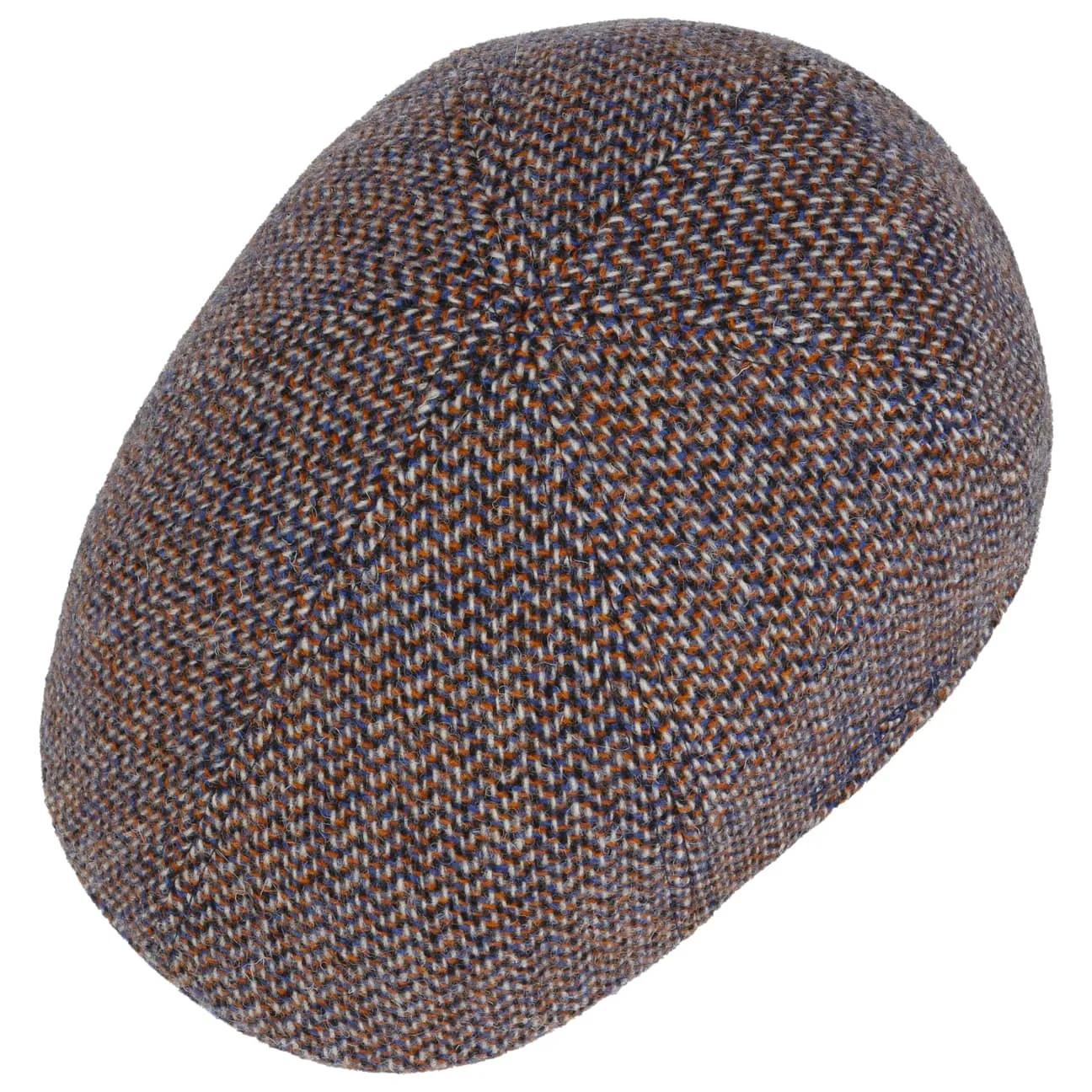 Accessoires Stetson Texas Freestyle Casquette Plate en Tweed Harris par Stetson