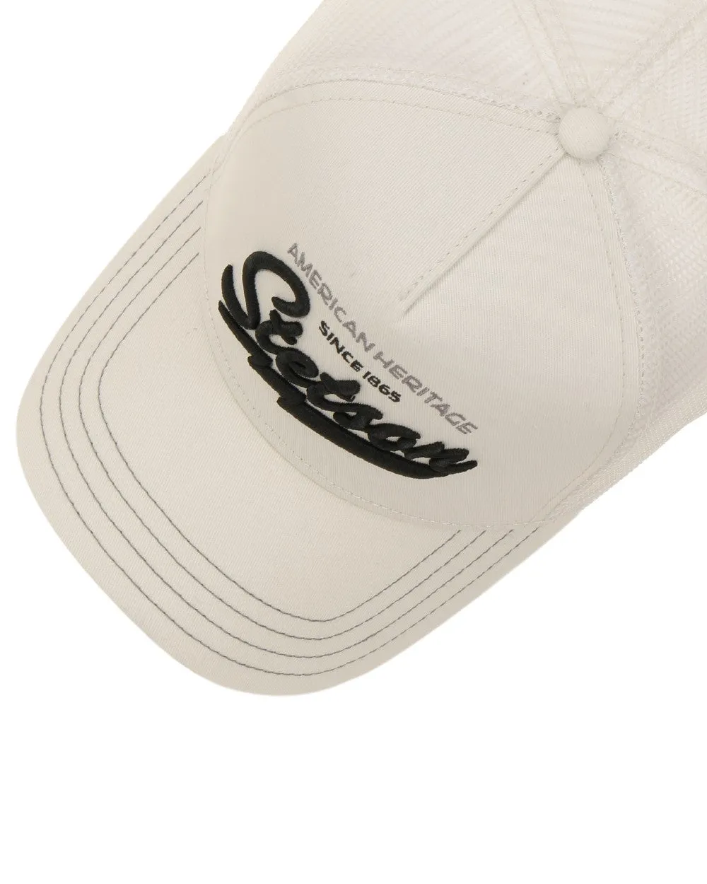 Stetson American Heritage Classic Casquette Trucker Blanc Cassé Stetson Hats