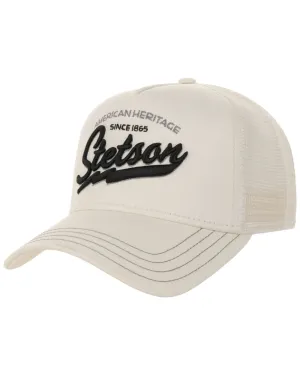 Stetson American Heritage Classic Off White Trucker Cap Stetson Hats