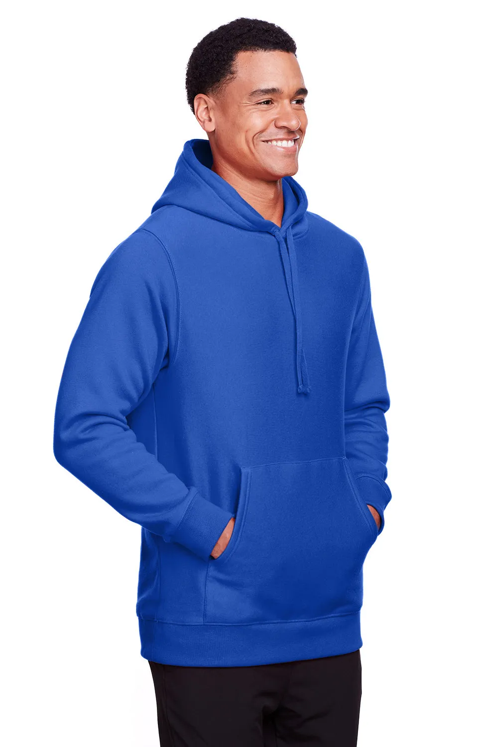Team 365 Sweat à capuche résistant à l'eau pour hommes Zone HydroSport avec poche kangourou - Bleu royal
