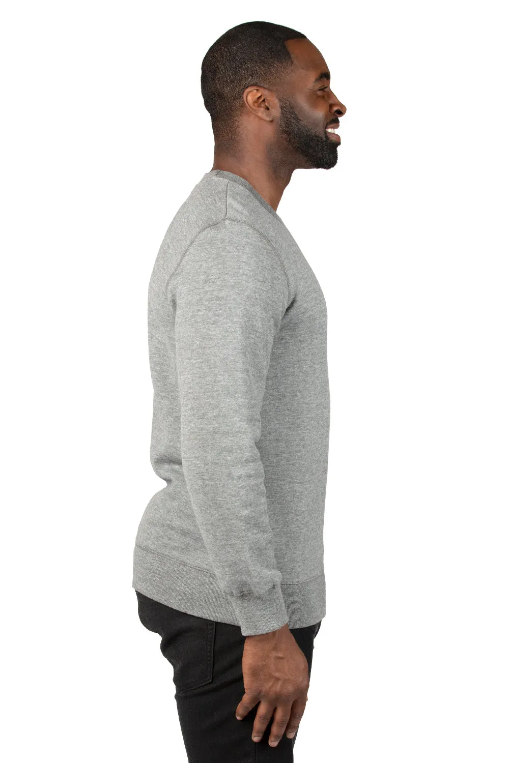 Threadfast Apparel Pull molletonné ultime pour hommes - Gris chiné