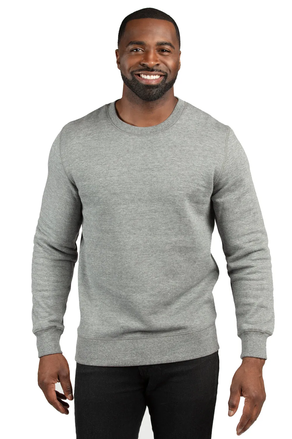 Threadfast Apparel Pull molletonné ultime pour hommes - Gris chiné