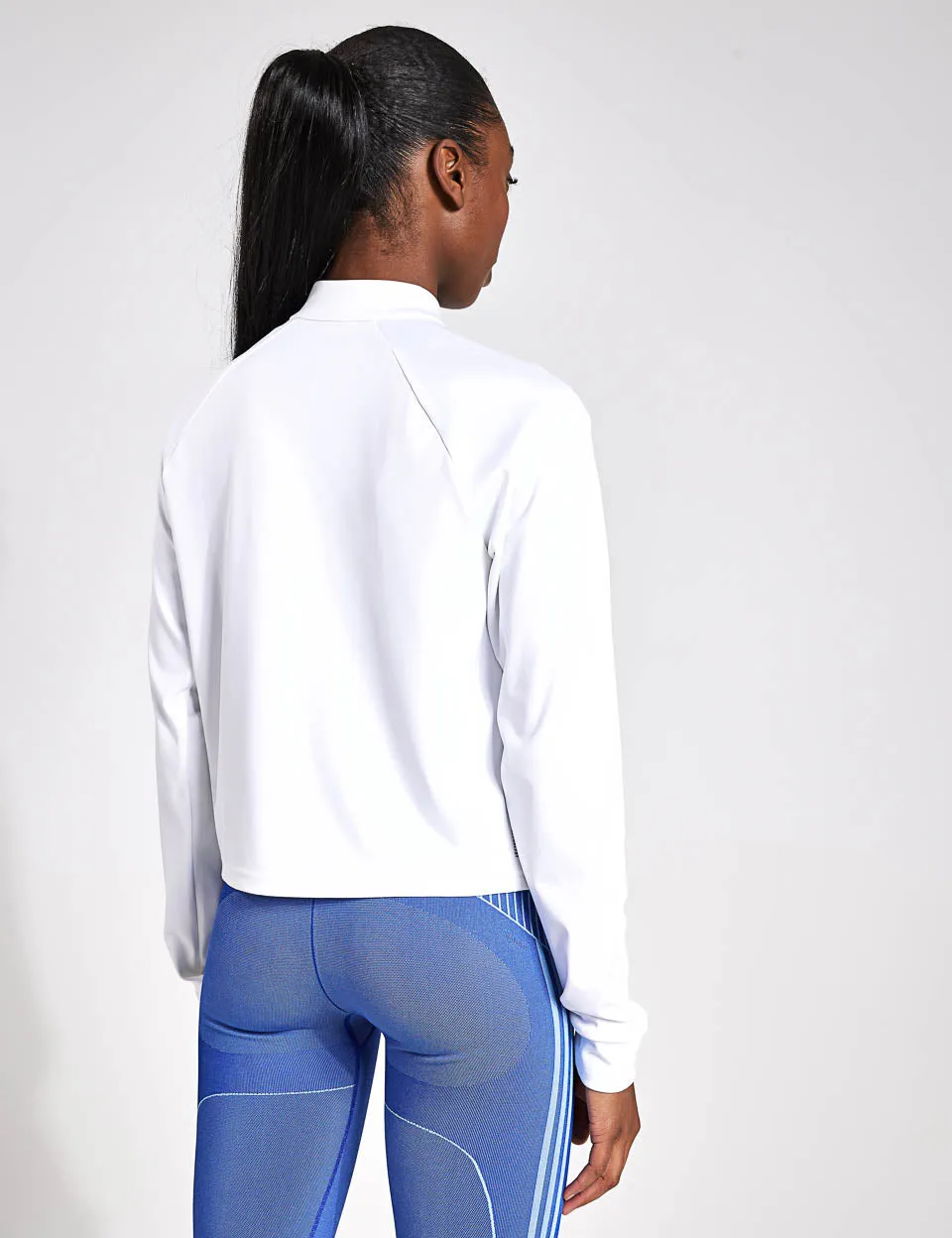 Train Essentials Couverture 1/4-Zip Minimal Branding - Blanc