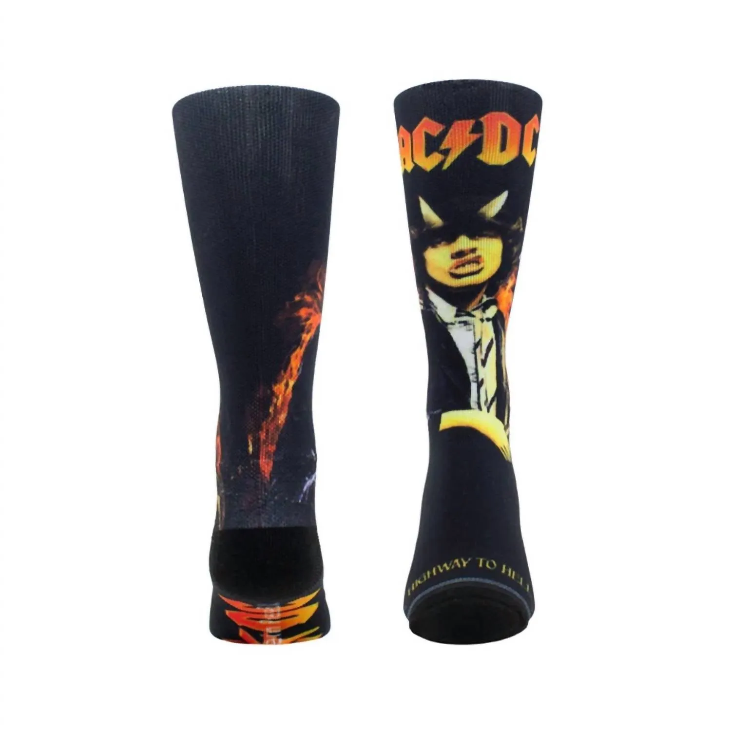 Unisexe - Chaussette AC/DC Highway To Hell en noir