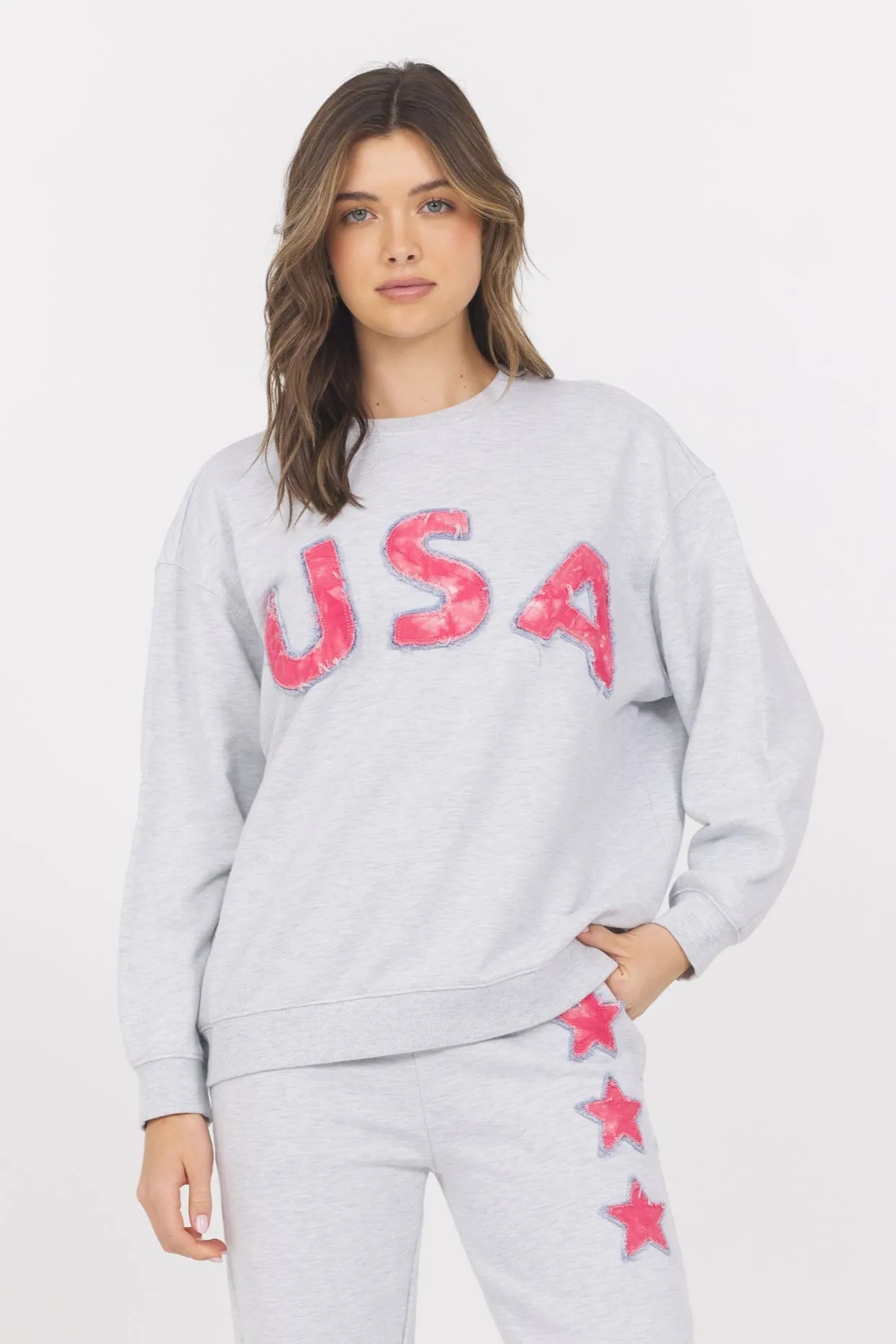 French Terry Crewneck des USA