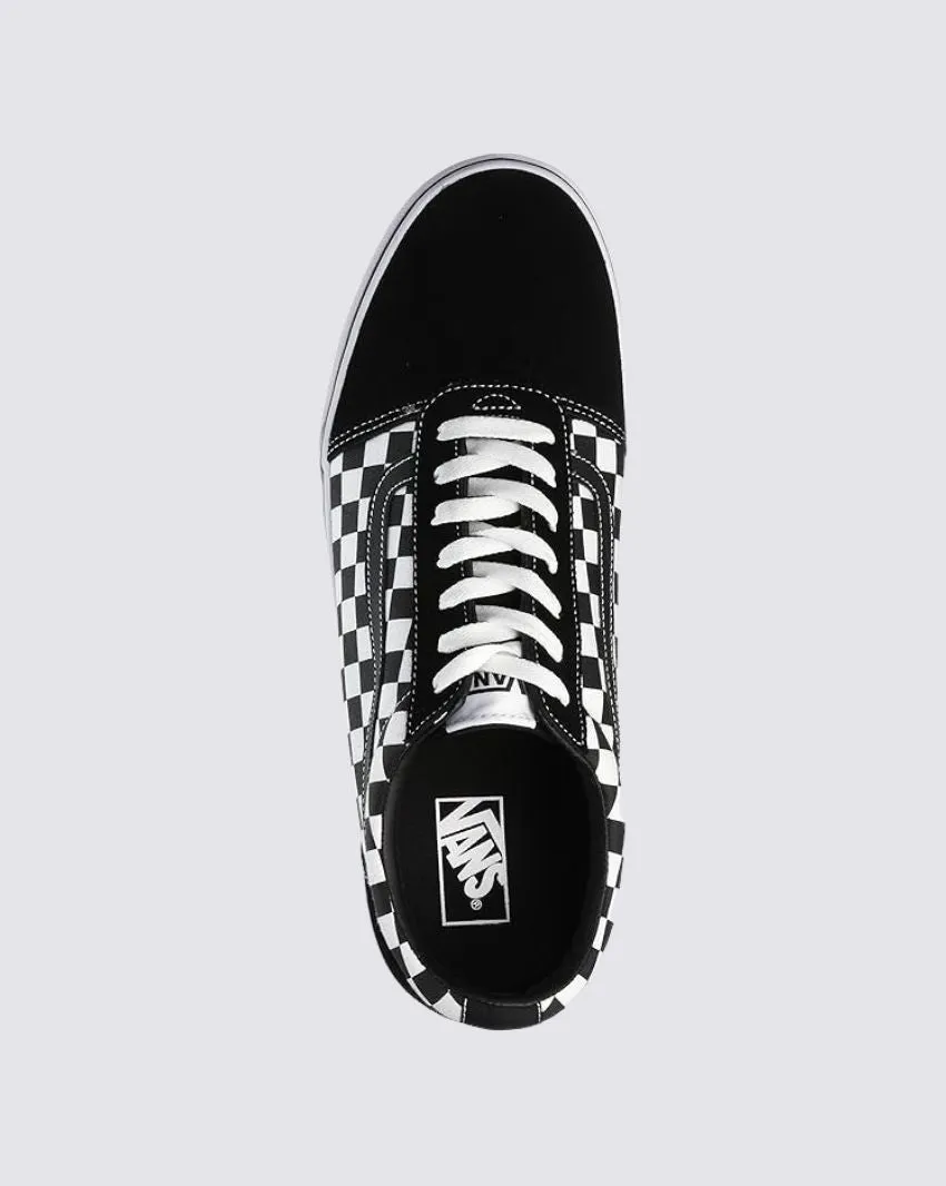 VANS CHAUSSURE HOMME WARD LO À CARREAUX NOIR/BLANC