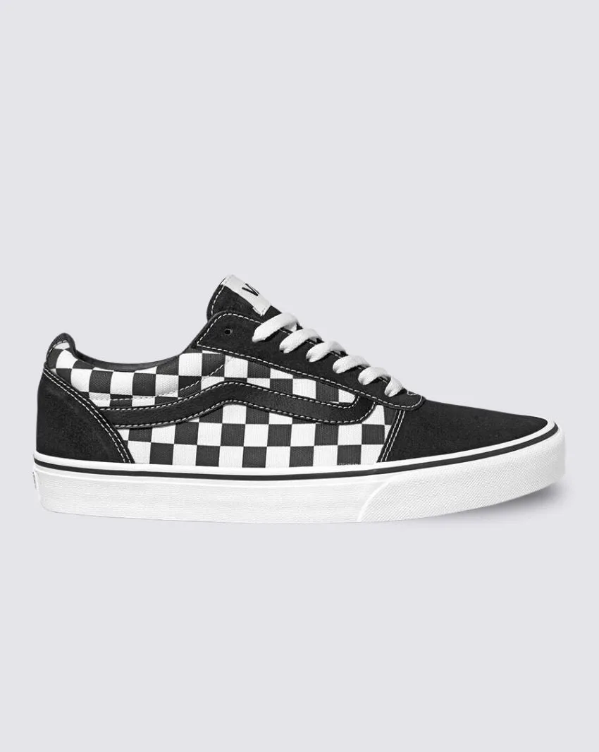 VANS CHAUSSURE HOMME WARD LO À CARREAUX NOIR/BLANC