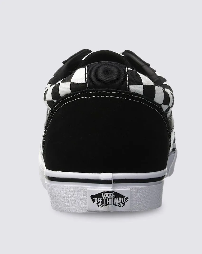 VANS CHAUSSURE HOMME WARD LO À CARREAUX NOIR/BLANC