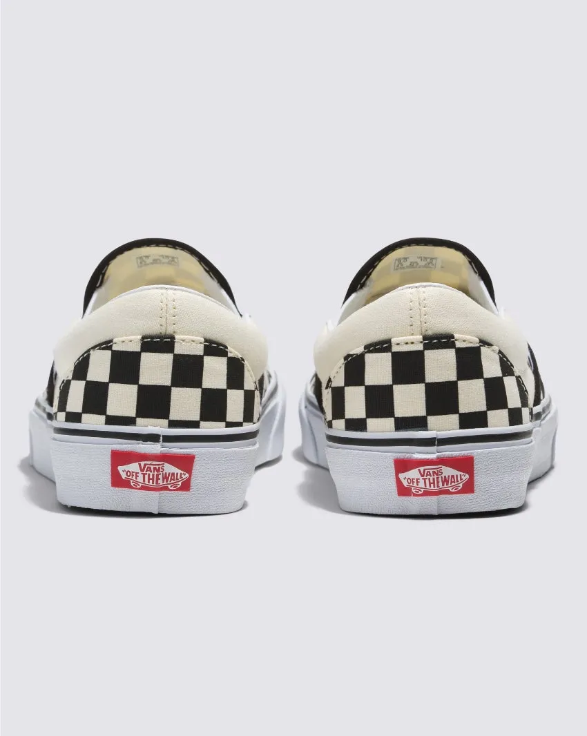 VANS UNISEX CLASSIC SLIP ON À CARREAUX NOIR/BLANC CHAUSSURES DE SPORT DÉCONTRACTÉES