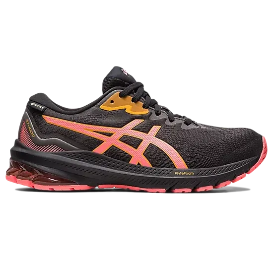 Asics GT-1000 11 GTX pour Femme Noir/Papaye