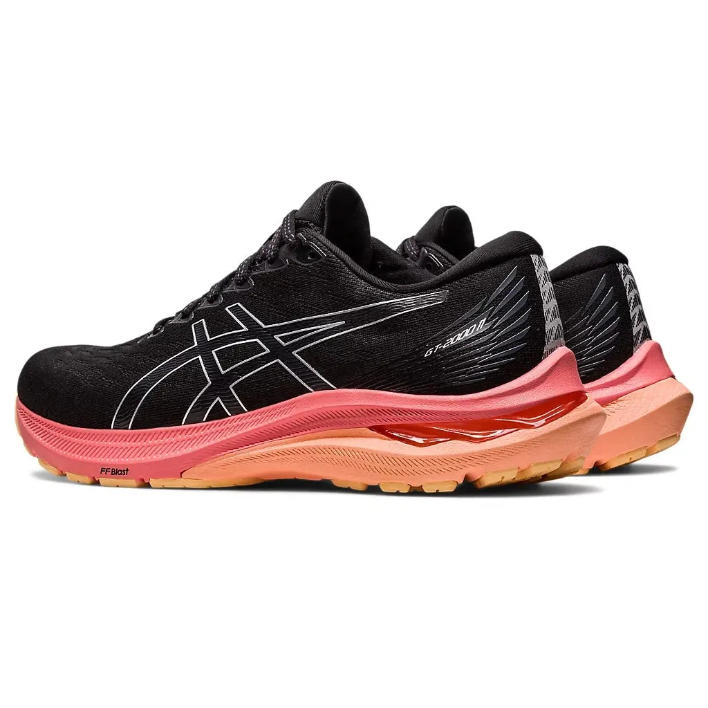 Asics GT-2000 11 pour Femme en Noir/Argent Pur