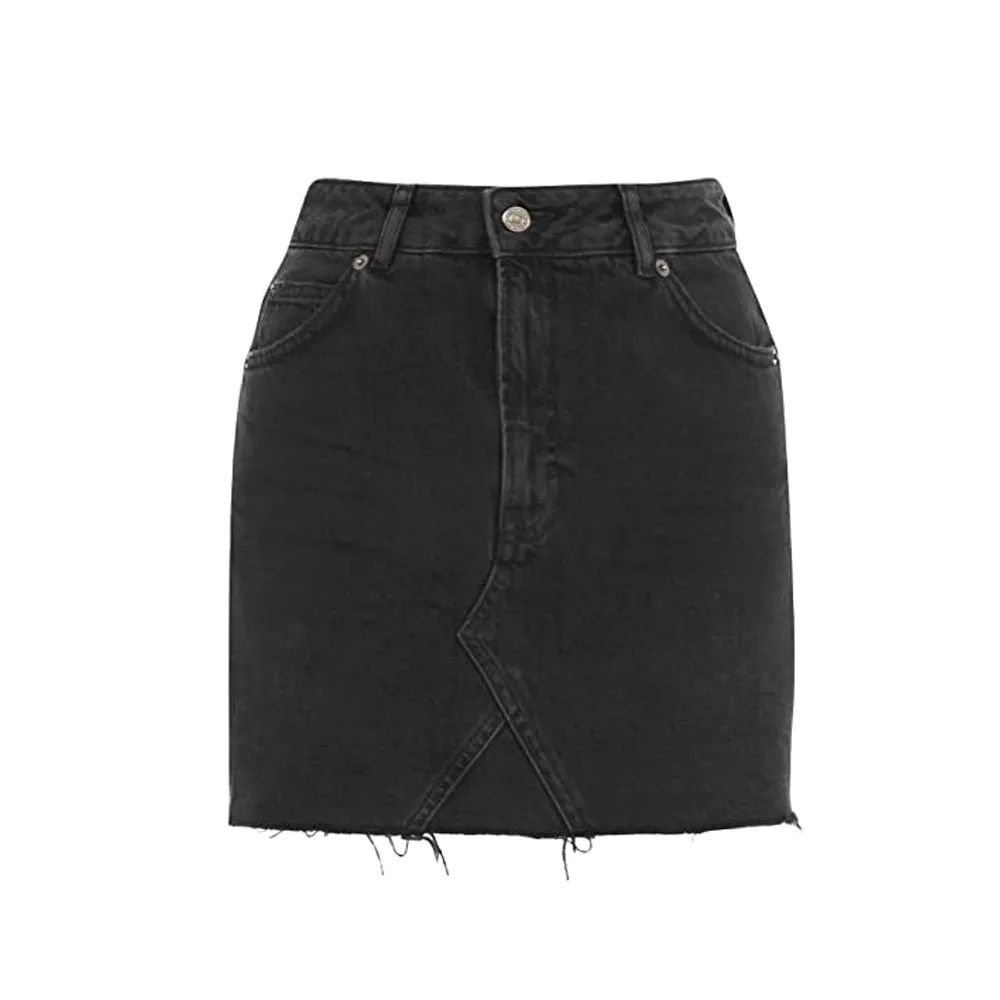 Jupe asymétrique pour femme, Noir